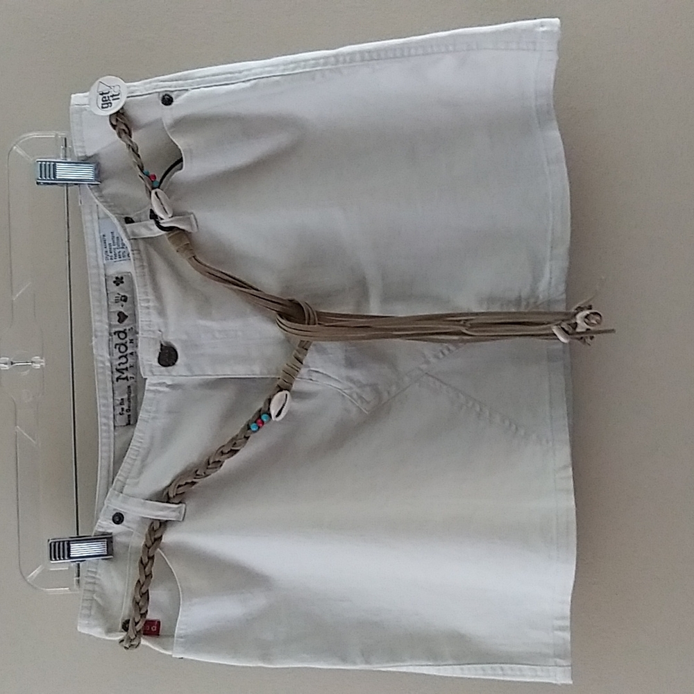 Y2k Mudd Jeans Beige Skirt sz 13